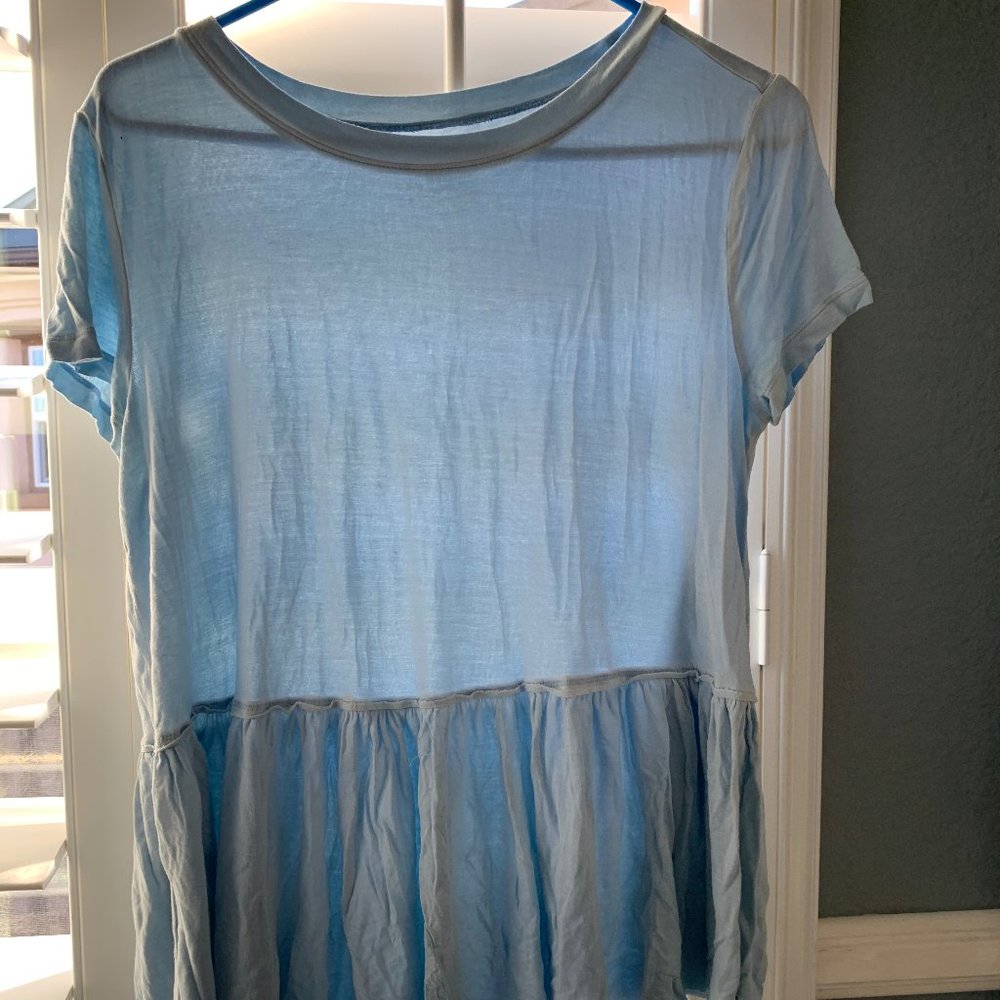 cute blue tee